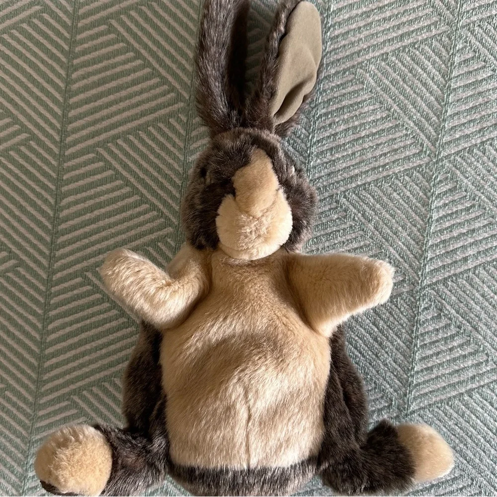 Folkmanis Baby Dutch Rabbit Plush Hand Puppet - Picture 3 of 5